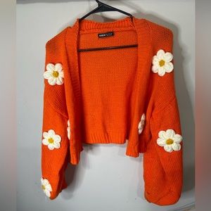 Orange sweater